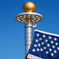 Silver Telescoping Flagpole